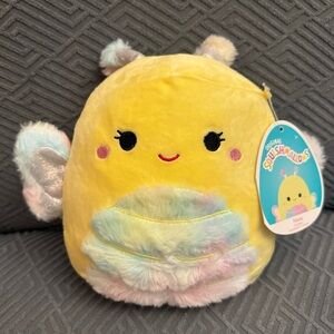 Squishmallows Nixie the Yellow Butterfly 8" inch Stuffed Plush Fuzzy Belly